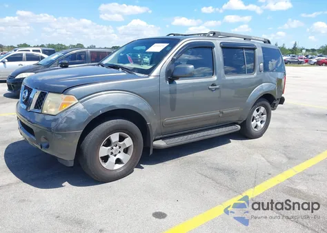 2007 Nissan Pathfinder Se z USA, uszkodzony, nr VIN 5N1AR18U87C614564